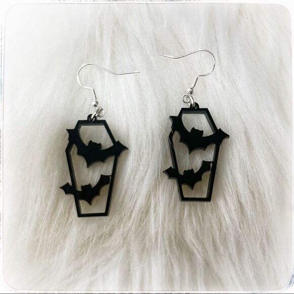 Acrylic Halloween earrings  - Picture 1 of 2